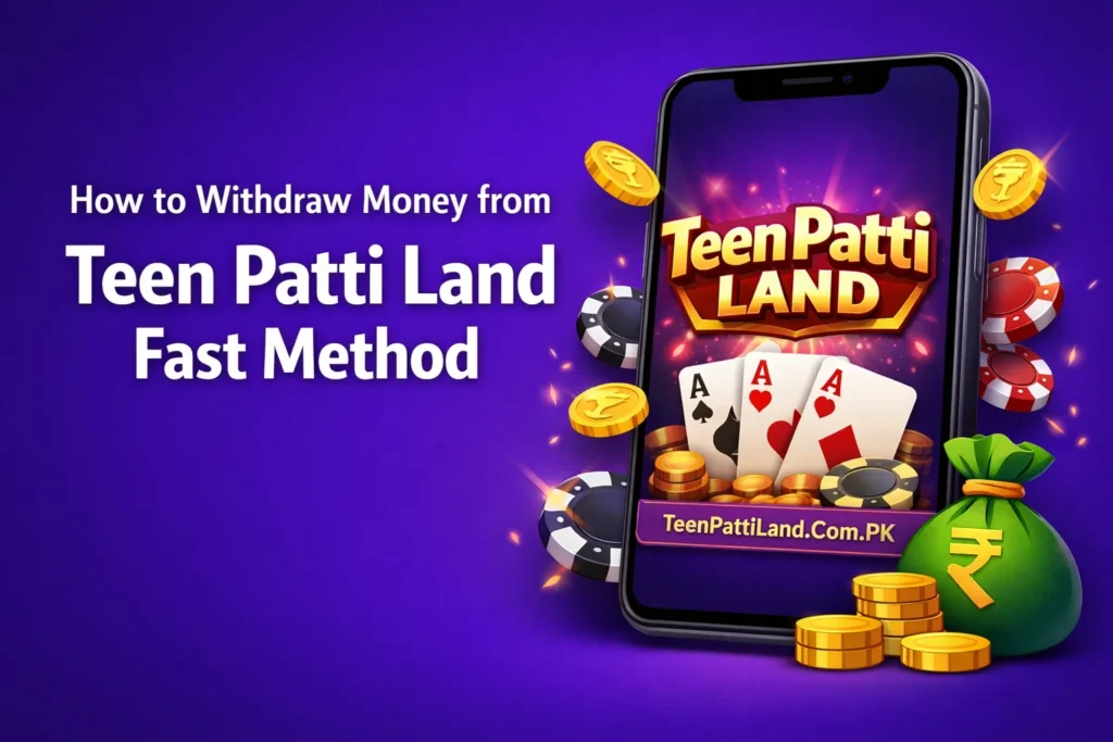 How to Withdraw Money from Teen Patti Land