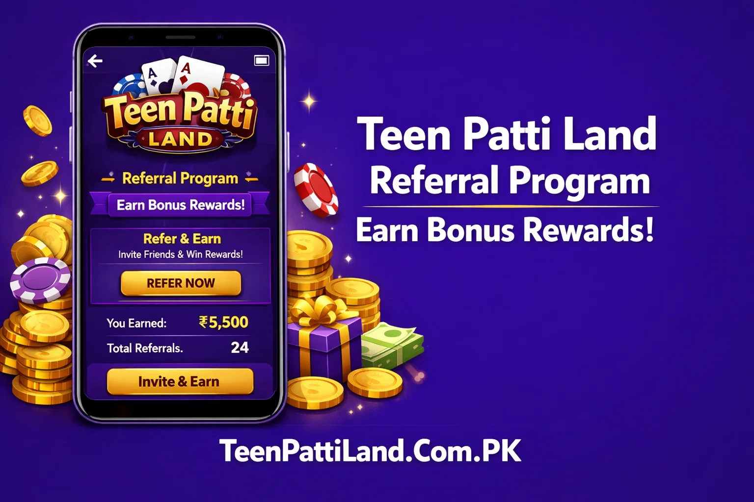 Teen Patti Land Referral Program